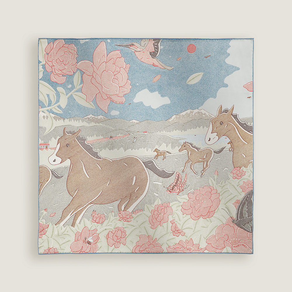 Carré 70 Ivresse Au Vent - Bleu | Hermès Canada